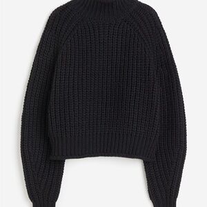 Cozy Knit Turtleneck Sweater in Navy
